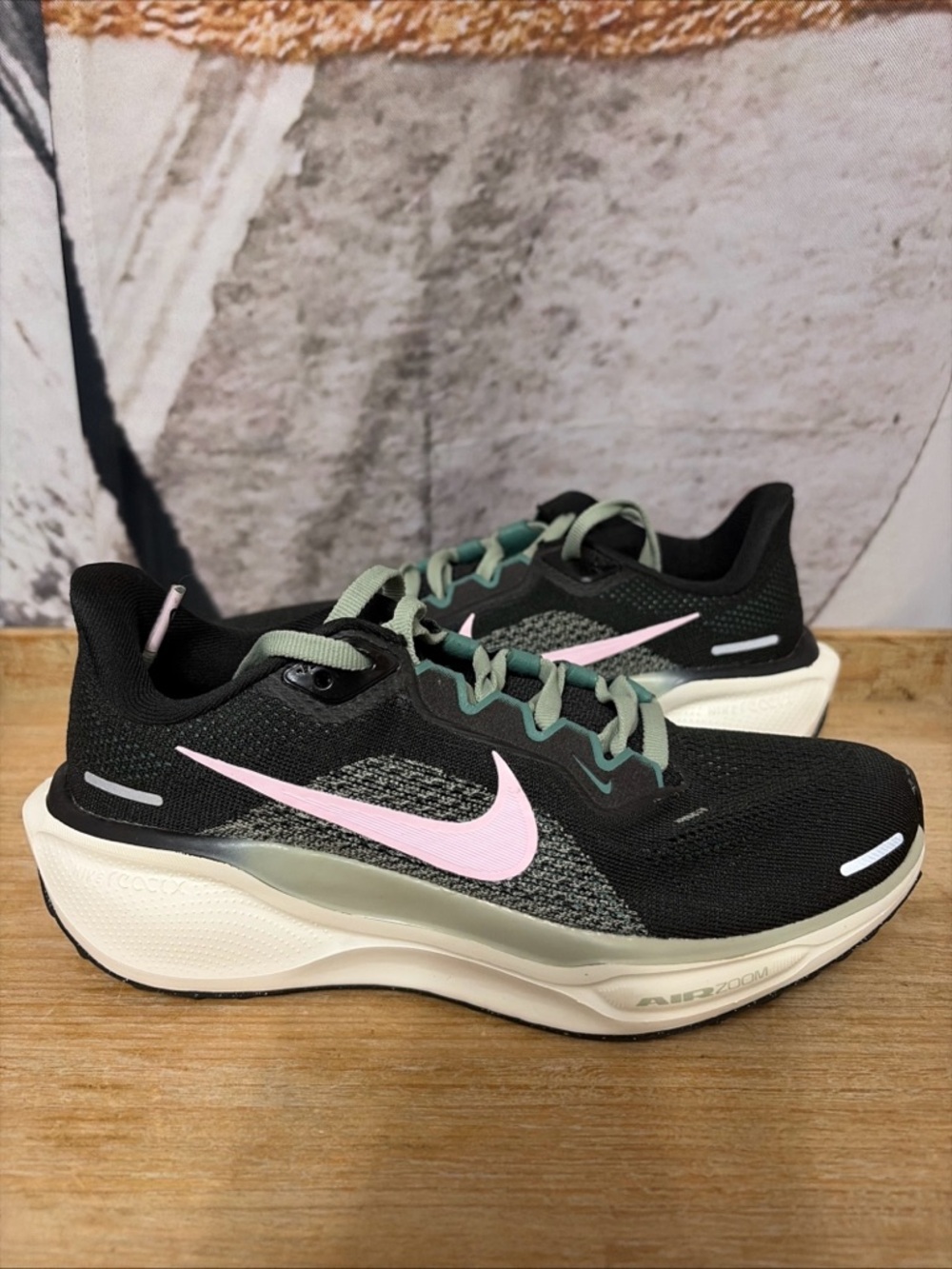 Nike Air Zoom Pegasus 41 Gym Trainers Black Pink FD2723 009 New Size 5 Women's